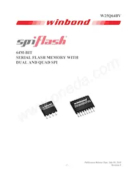 W25Q64BVSSIG Datasheet Copertura