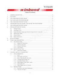 W25Q64BVSSIG數據表 頁面 2