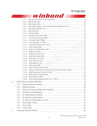 W25Q64BVSSIG Datasheet Pagina 3