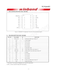 W25Q64BVSSIG Datasheet Pagina 8