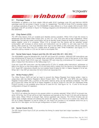 W25Q64BVSSIG Datasheet Pagina 9