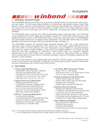 W25Q80BWBYIG TR Datasheet Page 5