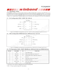 W25Q80BWBYIG TR Datasheet Page 6