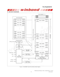 W25Q80BWBYIG TR Datasheet Pagina 9