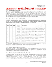 W25Q80BWBYIG TR Datasheet Page 13