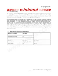 W25Q80BWBYIG TR Datasheet Page 17