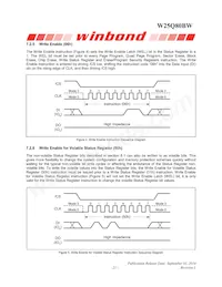 W25Q80BWBYIG TR Datasheet Page 21