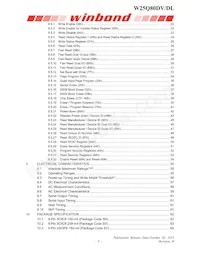 W25Q80DLUXIE Datasheet Page 3