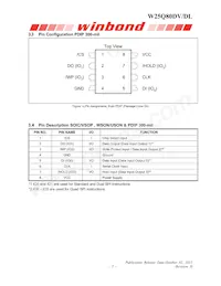 W25Q80DLUXIE Datasheet Page 7