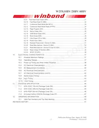 W25X20BVZPIG Datasheet Pagina 3