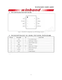 W25X20BVZPIG Datasheet Pagina 6