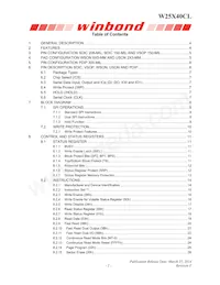 W25X40CLDAIG TR Datasheet Pagina 2