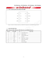 W25X80AVDAIZ Datenblatt Seite 6
