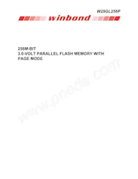 W29GL256PL9B TR Datasheet Cover