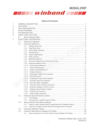 W29GL256PL9B TR Datasheet Page 2