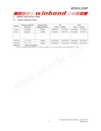 W29GL256PL9B TR Datasheet Page 9