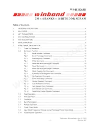 W9412G6JH-4 Datasheet Copertura