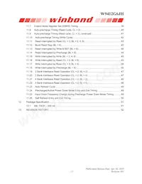 W9412G6JH-4 Datasheet Pagina 3