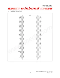 W9412G6JH-4 Datasheet Pagina 6