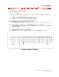 W9412G6JH-4 Datasheet Pagina 9