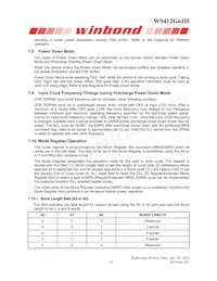 W9412G6JH-4 Datasheet Pagina 14