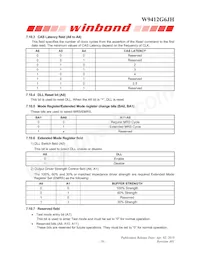 W9412G6JH-4 Datasheet Pagina 16