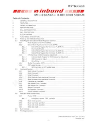 W971GG6SB25I TR Datasheet Copertura