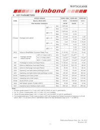 W971GG6SB25I TR Datasheet Pagina 5