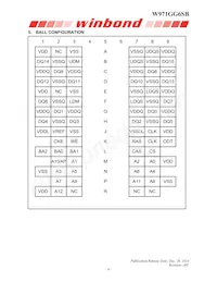 W971GG6SB25I TR Datasheet Pagina 6