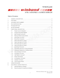 W9825G6JH-6I TR Datasheet Copertura