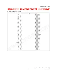 W9825G6JH-6I TR Datenblatt Seite 4