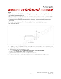 W9825G6JH-6I TR數據表 頁面 16