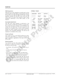 X20C04P-15 Datasheet Page 3