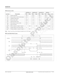 X20C04P-15 Datasheet Page 7