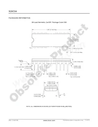 X20C04P-15 Datasheet Page 11