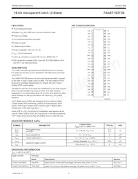 74ABT16373BDGG Datasheet Page 2