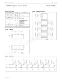 74ABT16373BDGG Datasheet Page 3