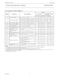 74ABT16373BDGG Datasheet Page 5