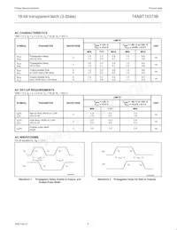 74ABT16373BDGG Datasheet Page 6