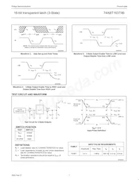 74ABT16373BDGG Datasheet Page 7