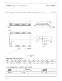 74ABT16373BDGG Datenblatt Seite 9