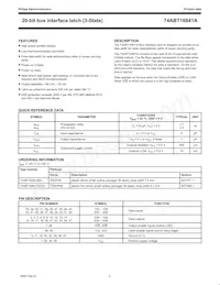 74ABT16841ADL Datasheet Pagina 3