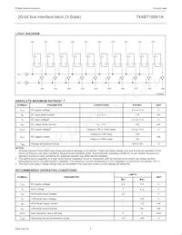 74ABT16841ADL Datasheet Pagina 5