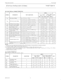 74ABT16841ADL Datasheet Pagina 6