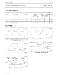 74ABT16841ADL Datasheet Page 7