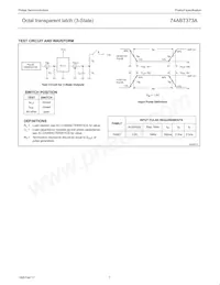 74ABT373APW Datasheet Pagina 7