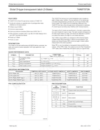 74ABT573APW Datenblatt Cover