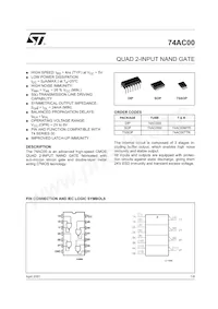 74AC00MTR Datasheet Copertura