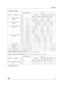 74AC00MTR數據表 頁面 3