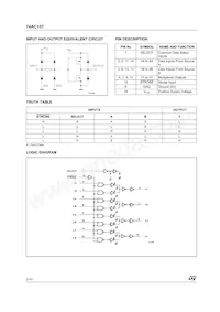 74AC157MTR數據表 頁面 2